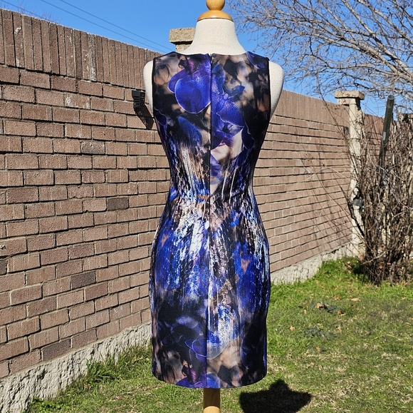 Joanne Beck stretchy blue/ purple dress - Picture 8 of 8